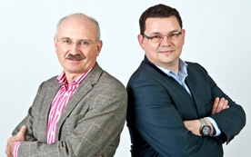 Stephan Kulawik (r.) und Rupprecht Zapf sind die neuen Geschäftsführern der Palfinger Platforms GmbH.